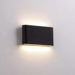 12W Flat LED OutDoor Wall Light
