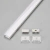 9 X 23mm Flat Alloy Aluminium Channel -Lighting Fixtures Shop 1 2 10