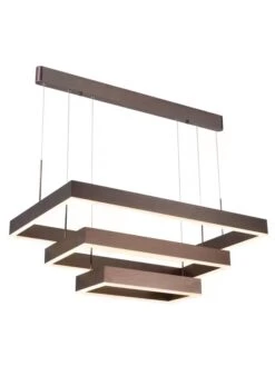 Stylish Rectangle LED Pendant Light Model C3515B