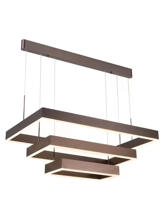 Stylish Rectangle LED Pendant Light Model C3515B 3 Stylish Rectangle LED Pendant Light Model C3515B