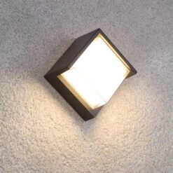 12W Stylish Square LED OutDoor Wall Light