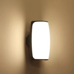 12W Stylish Vertical LED OutDoor Wall Light 13 12W Stylish Vertical LED OutDoor Wall Light -Lighting Fixtures Shop 1 9 6