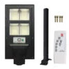 100W LED Solar Street Light With Day/Night/Motion Sensor -Lighting Fixtures Shop 100W solar street light pir 2