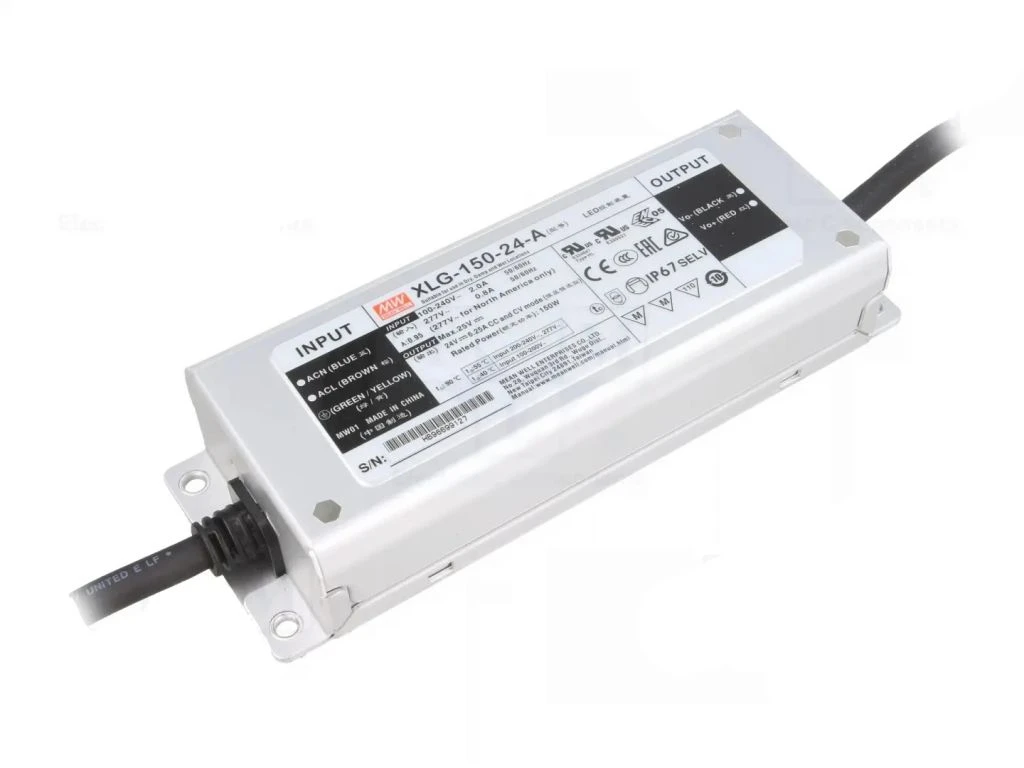 150W ( 6.25A ) IP67 MeanWell 24VDC Power Supply 3 150W ( 6.25A ) IP67 MeanWell 24VDC Power Supply