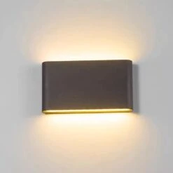 6W Flat LED OutDoor Wall Light -Lighting Fixtures Shop 2 12