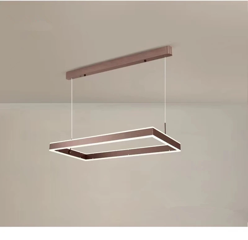 Stylish Rectangle LED Pendant Light Model C3515D 4 Stylish Rectangle LED Pendant Light Model C3515D - Image 2