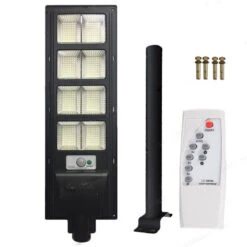 200W LED Solar Street Light With Day/Night/Motion Sensor