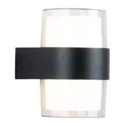 10W Stylish Round Vertical LED OutDoor Wall Light -Lighting Fixtures Shop 3 3 2