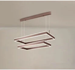 Stylish Rectangle LED Pendant Light Model C3515D 11 Stylish Rectangle LED Pendant Light Model C3515D -Lighting Fixtures Shop 3 5 2