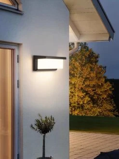 18W Rectangle LED OutDoor Wall Light -Lighting Fixtures Shop 3 6 2