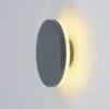 8W Flat Round LED OutDoor Wall Light