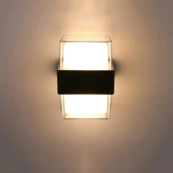 10W Stylish Rectangle Vertical LED OutDoor Wall Light -Lighting Fixtures Shop 4 4 3