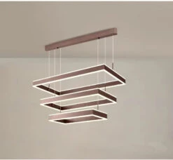 Stylish Rectangle LED Pendant Light Model C3515D