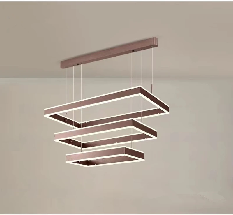 Stylish Rectangle LED Pendant Light Model C3515D 3 Stylish Rectangle LED Pendant Light Model C3515D