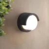 12W Stylish Round LED OutDoor Wall Light -Lighting Fixtures Shop 4 5 3