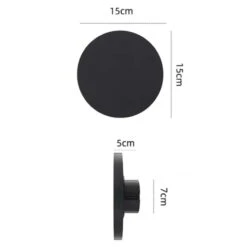 8W Flat Round LED OutDoor Wall Light -Lighting Fixtures Shop 4 8 1