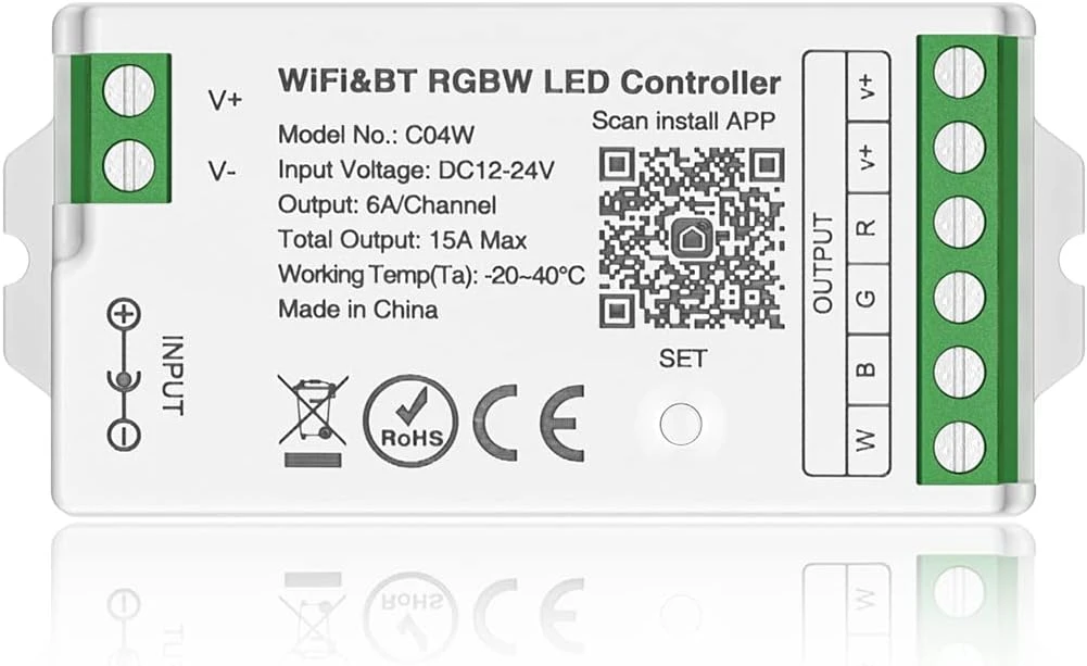 MultiZone Touch Wall Mounted Wireless RGBW Controller 6 MultiZone Touch Wall Mounted Wireless RGBW Controller - Image 4