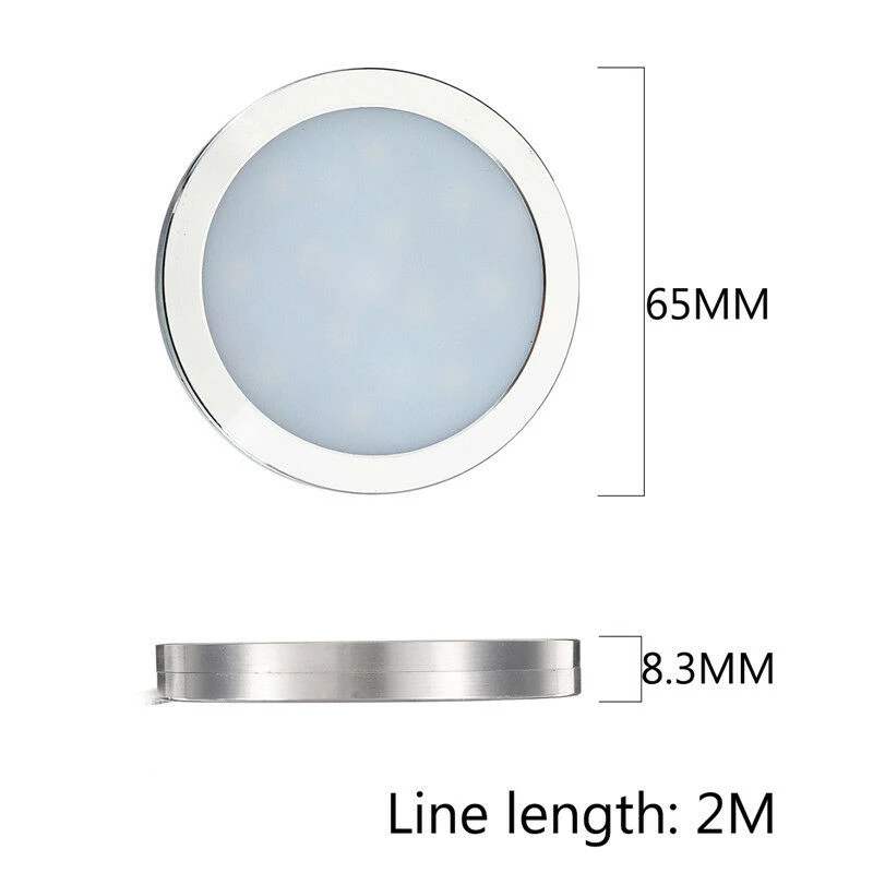 4x12V Remote Control LED Ceiling Lamp For Camp|Caravan|Camper Trailer 5 4x12V Remote Control LED Ceiling Lamp For Camp|Caravan|Camper Trailer - Image 3