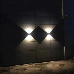 6W Square LED OutDoor Wall Light -Lighting Fixtures Shop 5 1 7