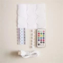 HEXAGON MULTICOLOUR LED Modular Lights 6 Modules Kit 12 HEXAGON MULTICOLOUR LED Modular Lights 6 Modules Kit -Lighting Fixtures Shop 6 2 4