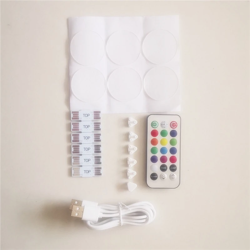 HEXAGON MULTICOLOUR LED Modular Lights 6 Modules Kit 5 HEXAGON MULTICOLOUR LED Modular Lights 6 Modules Kit - Image 3