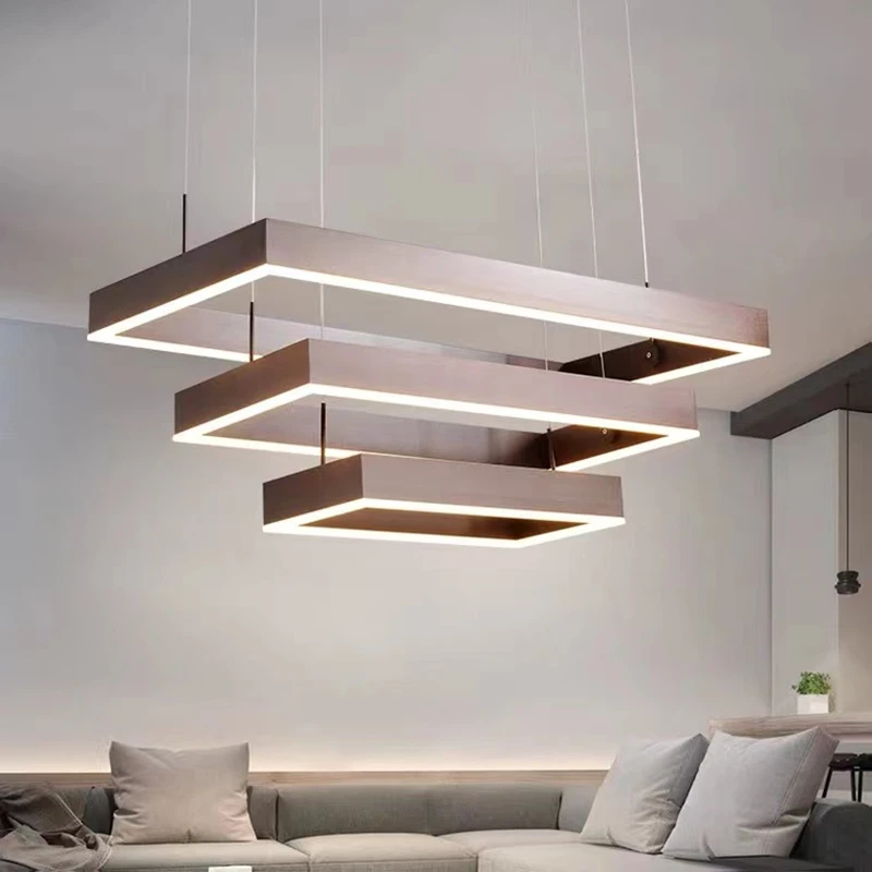 Stylish Rectangle LED Pendant Light Model C3515B 8 Stylish Rectangle LED Pendant Light Model C3515B - Image 6