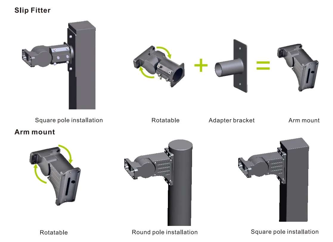 Slip Fitter 240W LED Tennis Court Light 5 Slip Fitter 240W LED Tennis Court Light - Image 3