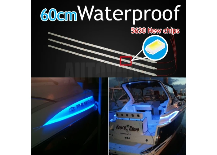 SMD5630 Waterproof 3x600mm Boat LED Flexible Strip 60LEDs/m 3 SMD5630 Waterproof 3x600mm Boat LED Flexible Strip 60LEDs/m