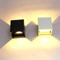 10W Square LED OutDoor Wall Light -Lighting Fixtures Shop 7 15