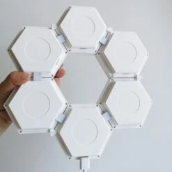 HEXAGON MULTICOLOUR LED Modular Lights 10 Modules Kit -Lighting Fixtures Shop 7 18