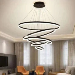 Stylish Round LED Pendant Light Model 2515 -Lighting Fixtures Shop 8 11