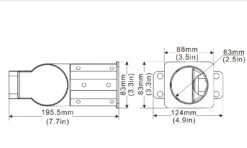 Slip Fitter 200W LED Tennis Court Light 19 Slip Fitter 200W LED Tennis Court Light -Lighting Fixtures Shop 8 4