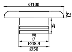 100mm LED Underwater Stainless Steel Pool Light 4 100mm LED Underwater Stainless Steel Pool Light - Image 2