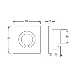 RGB Wall Touch Panel Controller -Lighting Fixtures Shop Touch Panel 5