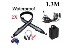 2 X 1.3m Flexible LED Camping, Caravan, Boat Waterproof Lights