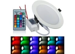 10W 110mm Cutout RGB LED Downlight