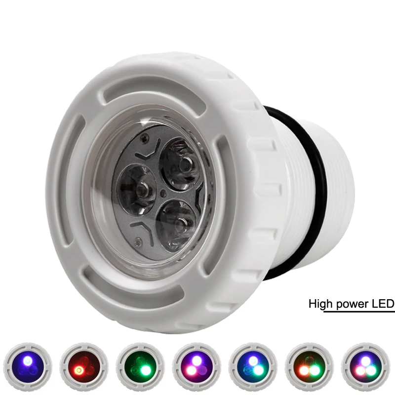 95mm 6W LED RGB Underwater ABS Pool Light 3 95mm 6W LED RGB Underwater ABS Pool Light