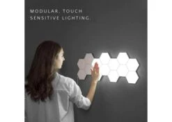 HEXAGON LED Modular Lights 5 Modules Kit -Lighting Fixtures Shop hexagon 4 1