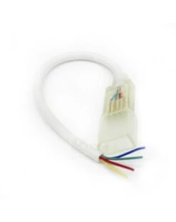 LED RGB Neon Flex End Cap With Wire