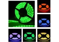 SMD5050 Waterproof RGB LED Flexible Strip 60LEDs/m + 24 KEY Remote Controller + 6A Transformer -Lighting Fixtures Shop rgb kit 2