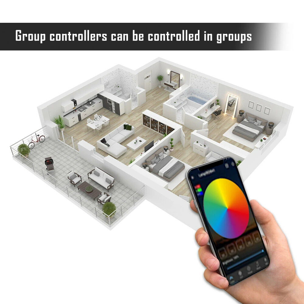 RGB USB Bluetooth Wireless Dimmer/Controller 4 RGB USB Bluetooth Wireless Dimmer/Controller - Image 2