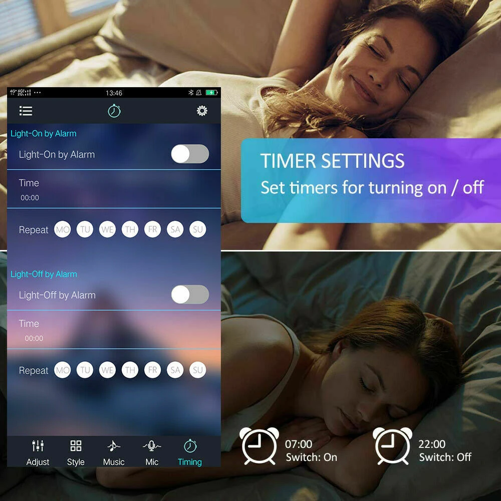 SMD5050 RGB Gaming TV/PC LED Back Light With Bluetooth Control 10 SMD5050 RGB Gaming TV/PC LED Back Light With Bluetooth Control - Image 8