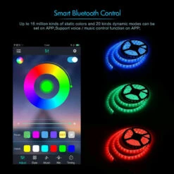 SMD5050 RGB Gaming TV/PC LED Back Light With Bluetooth Control 18 SMD5050 RGB Gaming TV/PC LED Back Light With Bluetooth Control -Lighting Fixtures Shop wifi rgb 5